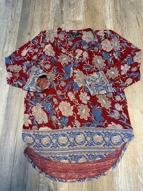 Women’s Lucky Brand Boho Floral Shirt